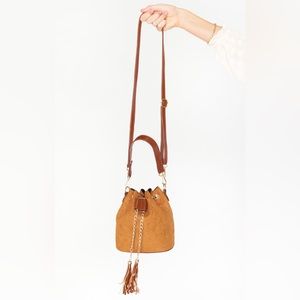 SMYM Brown Bucket Bag Crossbody